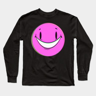 Super Happy Face Long Sleeve T-Shirt